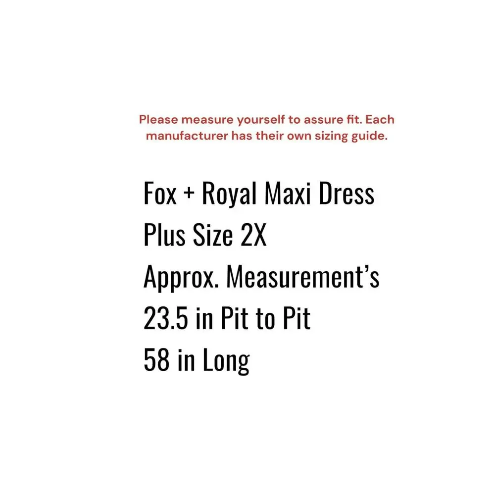 FOX + ROYAL Maxi Dress Sleeveless Cheetah Print Women's Soft Plus Sz 2X - Picture 8 of 9